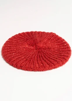 Camomilla Milano Cappelli-Basco Carole con paillettes
