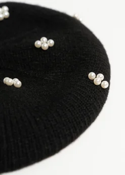 Camomilla Milano Cappelli-Basco Cary con perle