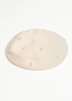 Camomilla Milano Cappelli-Basco Cary con perle