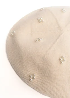 Camomilla Milano Cappelli-Basco Cary con perle
