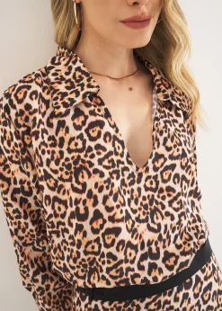 Camomilla Milano Camicie E Bluse-Blusa Brigida stampata con colletto