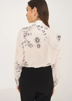 Camomilla Milano Camicie E Bluse-Camicia Alessia stampa zodiaco