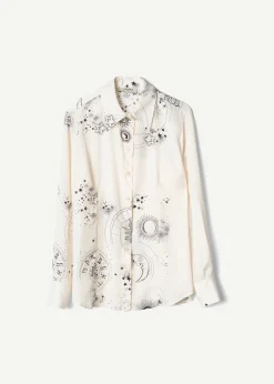 Camomilla Milano Camicie E Bluse-Camicia Alessia stampa zodiaco
