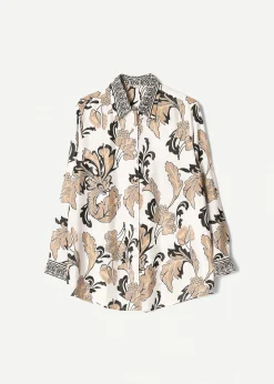 Camomilla Milano Camicie E Bluse-Camicia Candida stampata Archivio