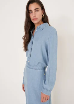 Camomilla Milano Camicie E Bluse-Camicia Carioka in cotone e lino