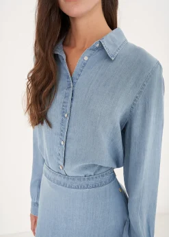 Camomilla Milano Camicie E Bluse-Camicia Carioka in cotone e lino