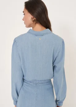 Camomilla Milano Camicie E Bluse-Camicia Carioka in cotone e lino