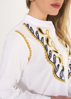 Camomilla Milano Camicie E Bluse-Camicia Catris ricamata