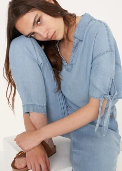 Camomilla Milano Camicie E Bluse-Camicia Comic effetto denim