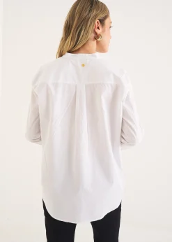 Camomilla Milano Camicie E Bluse-Camicia Cuore ricamata