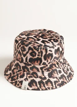 Camomilla Milano Cappelli-Cappello Cris reversibile leopardato