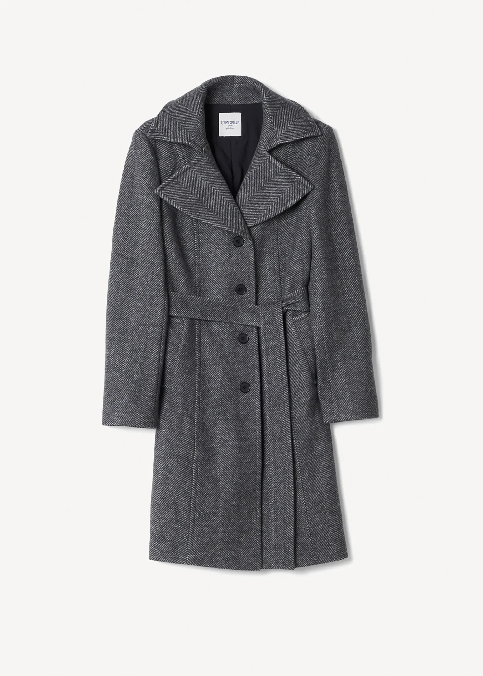 Camomilla Milano Cappotti-Cappotto Trench Coat-B in panno
