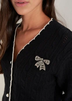 Camomilla Milano Cardigan-Cardigan Chantal con bottoni gioiello