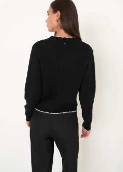 Camomilla Milano Cardigan-Cardigan Chantal con bottoni gioiello