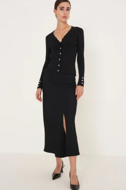 Camomilla Milano Cardigan-Cardigan Cher con bottoni perla