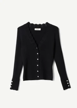 Camomilla Milano Cardigan-Cardigan Cher con bottoni perla