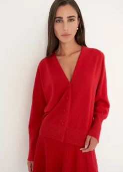 Camomilla Milano Cardigan-Cardigan Clarence con scollo a V