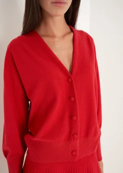 Camomilla Milano Cardigan-Cardigan Clarence con scollo a V