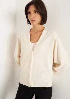 Camomilla Milano Cardigan-Cardigan Clarence con scollo a V