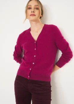 Camomilla Milano Cardigan-Cardigan Clooney in lana e cashmere