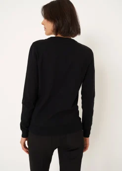 Camomilla Milano Cardigan-Cardigan Cody con strass e perle