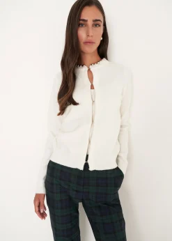 Camomilla Milano Cardigan-Cardigan Coeur con dettaglio gioiello