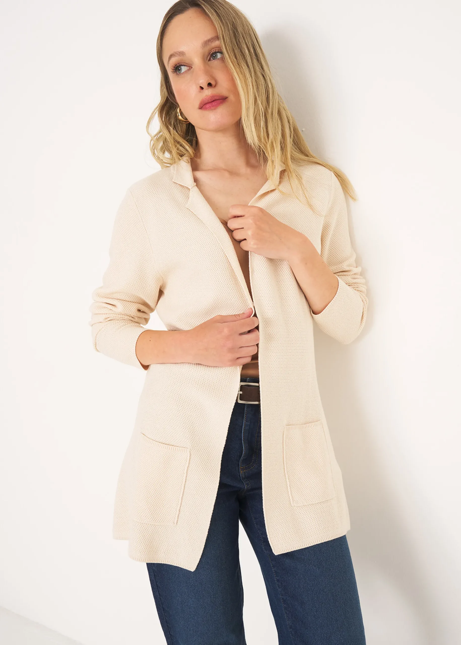 Camomilla Milano Cardigan-Cardigan Coral Midnight in filo