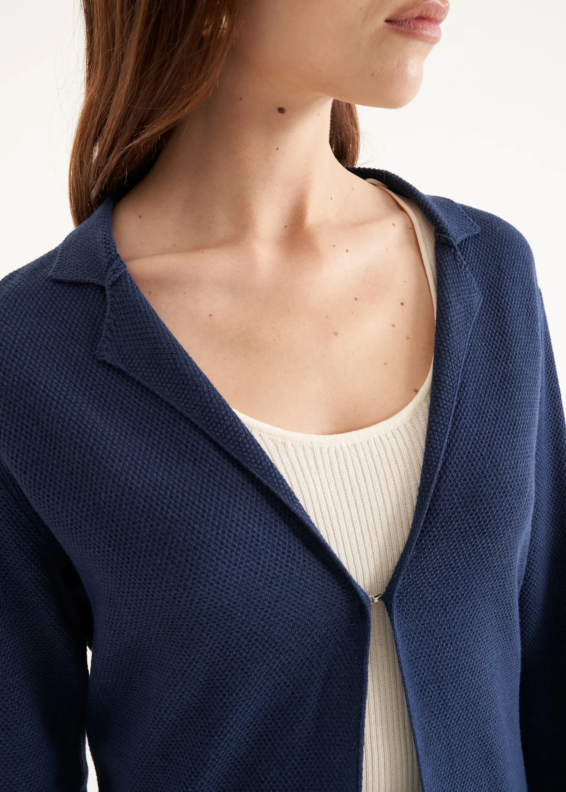 Camomilla Milano Cardigan-Cardigan Coral Midnight in filo
