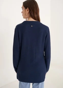 Camomilla Milano Cardigan-Cardigan Coral Midnight in filo