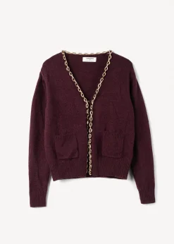 Camomilla Milano Cardigan-Cardigan Crimea con catena gold