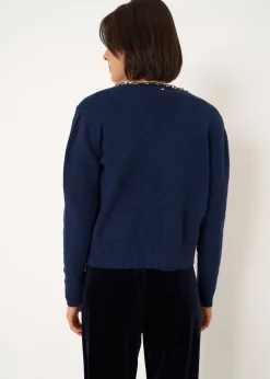 Camomilla Milano Cardigan-Cardigan Crimea con catena gold