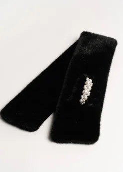 Camomilla Milano Sciarpe E Foulard-Collo Stefy in ecopelliccia con perle