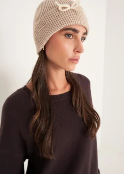 Camomilla Milano Cappelli-Cuffia Cladys con fiocco a contrasto
