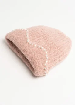 Camomilla Milano Cappelli-Cuffia Cylk con ricamo di perle