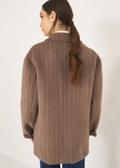Camomilla Milano Giacche|Cappotti-Giacca Giulia gessata in lana