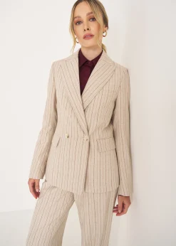Camomilla Milano Tailleur|Giacche-Giacca Gloria gessata da tailleur