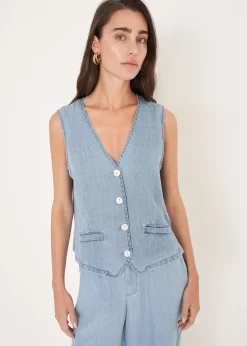 Camomilla Milano Gilet|Giacche-Gilet Genge in cotone e lino
