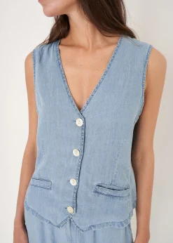 Camomilla Milano Gilet|Giacche-Gilet Genge in cotone e lino