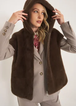 Camomilla Milano Montoni & Eco-Pellicce|Gilet-Gilet Gerwin in ecopelo