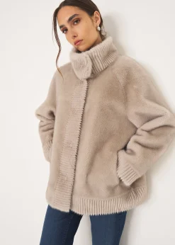 Camomilla Milano Montoni & Eco-Pellicce|Giubbini-Giubbino Geisha in ecopelliccia