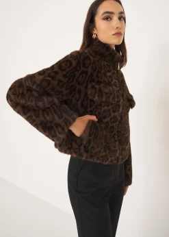 Camomilla Milano Montoni & Eco-Pellicce|Giubbini-Giubbino Gennifer ecopelliccia animalier