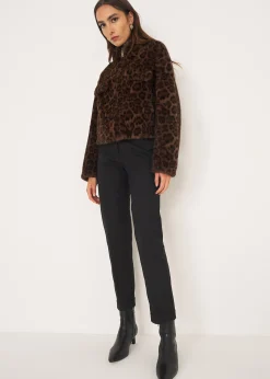 Camomilla Milano Montoni & Eco-Pellicce|Giubbini-Giubbino Gennifer ecopelliccia animalier