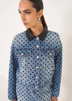 Camomilla Milano Giacche|Giubbini-Giubbino Geremy denim over
