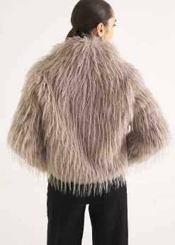 Camomilla Milano Montoni & Eco-Pellicce|Giubbini-Giubbino Gessica in eco pelliccia