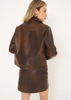 Camomilla Milano Giacche|Giubbini-Giubbino Gracy in ecopelle