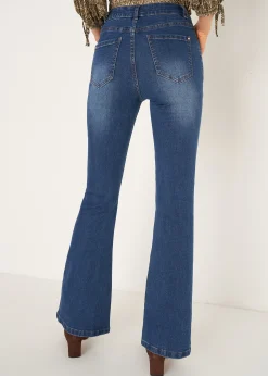 Camomilla Milano Jeans-Jeans CindyJ-U gamba flare con bottoni oro