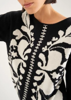 Camomilla Milano Maglie-Maglia Maira con decoro a contrasto