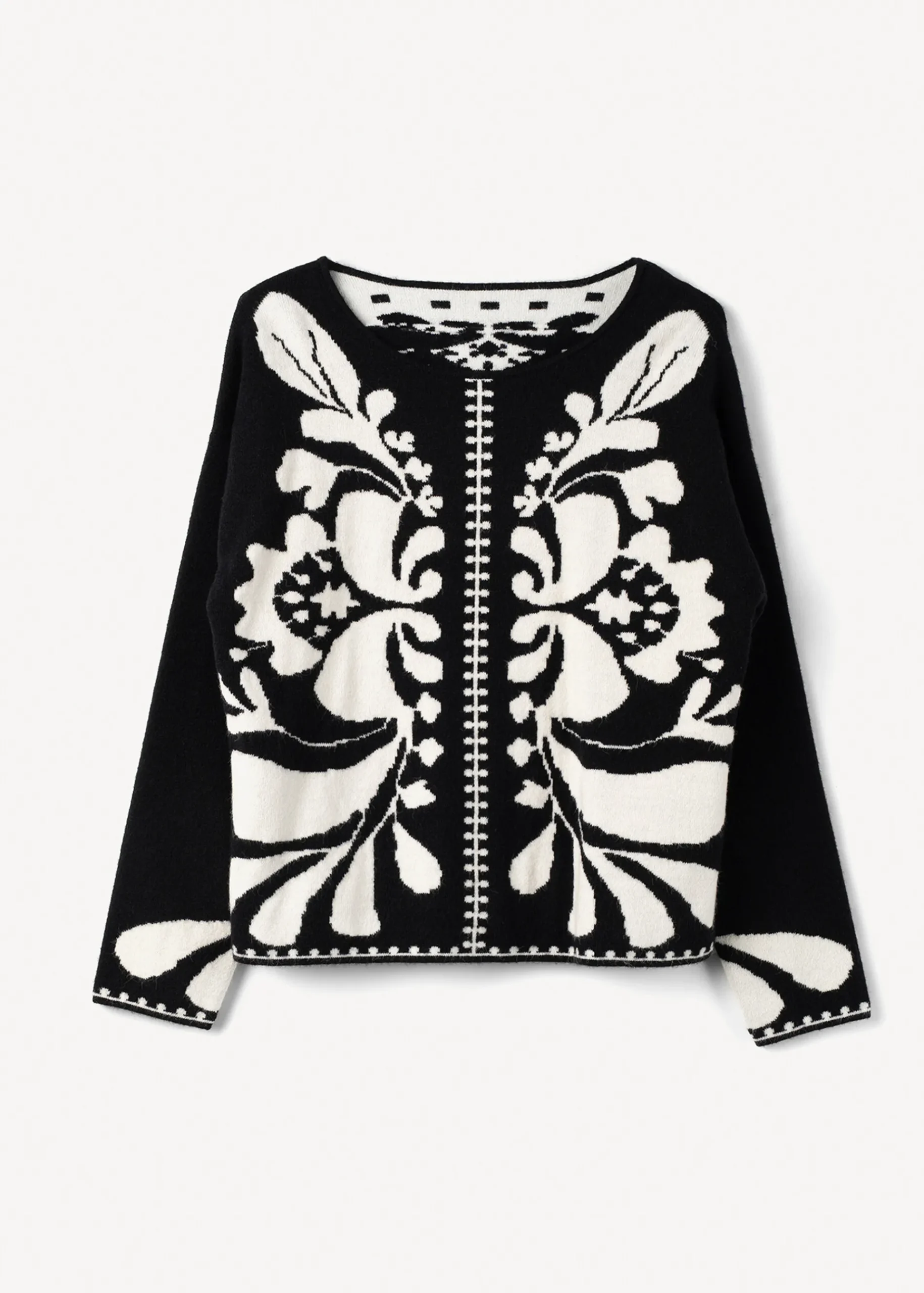 Camomilla Milano Maglie-Maglia Maira con decoro a contrasto