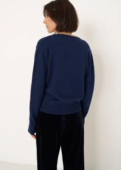 Camomilla Milano Maglie-Maglia Malawi con scollo a V