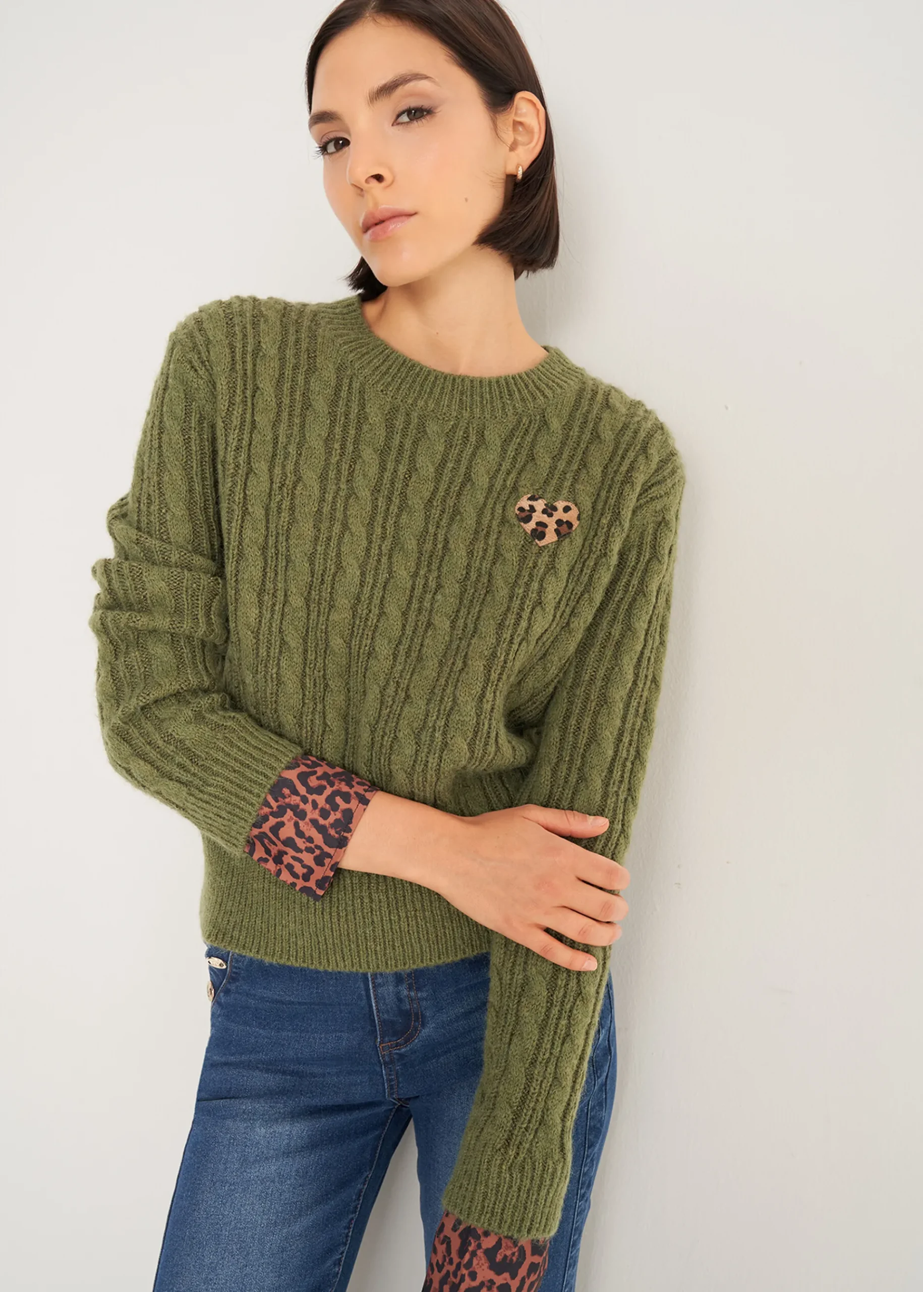 Camomilla Milano Maglie-Maglia Malvin a coste con dettagli maculati